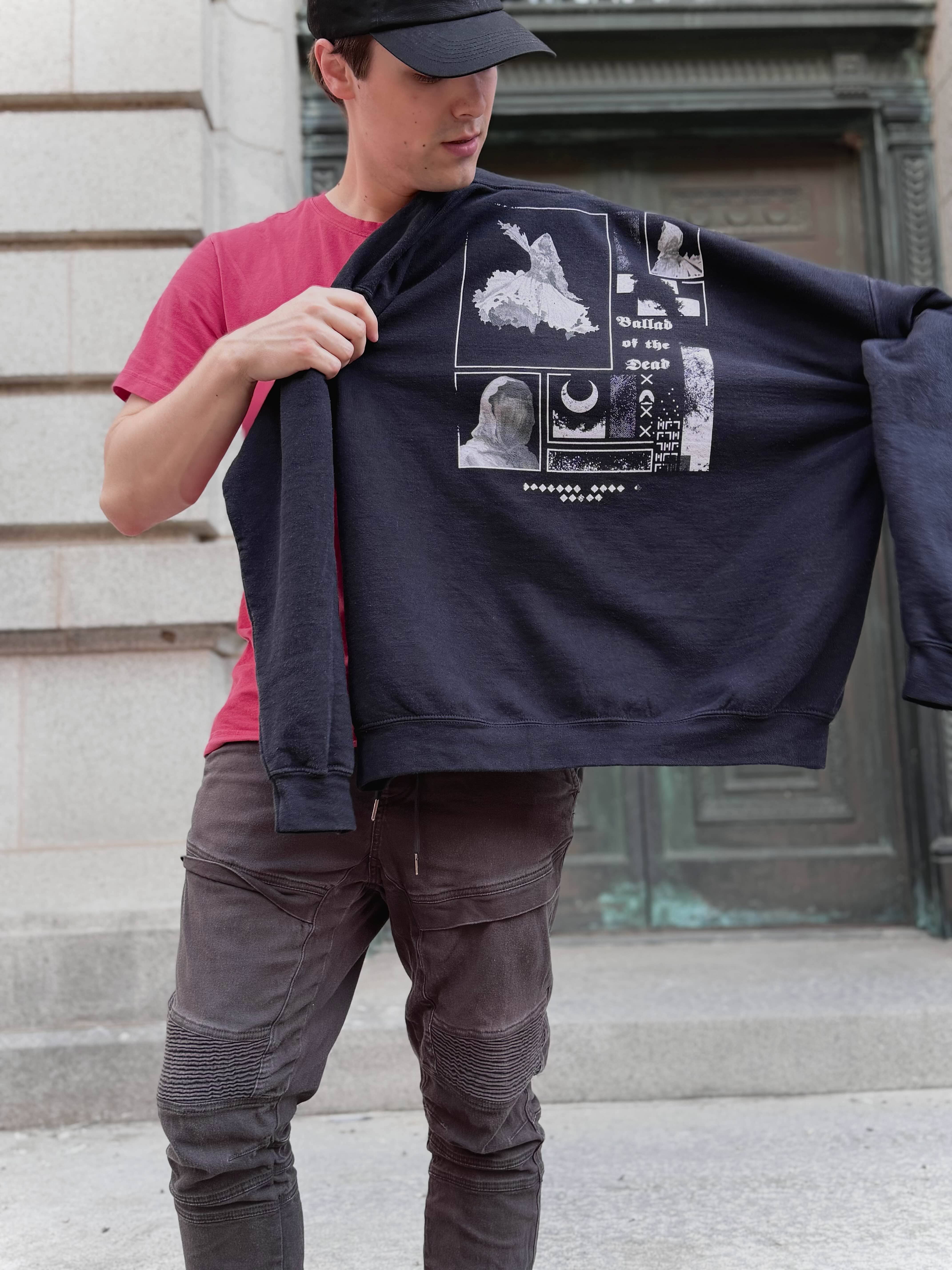 Man standing wearing F7M merch