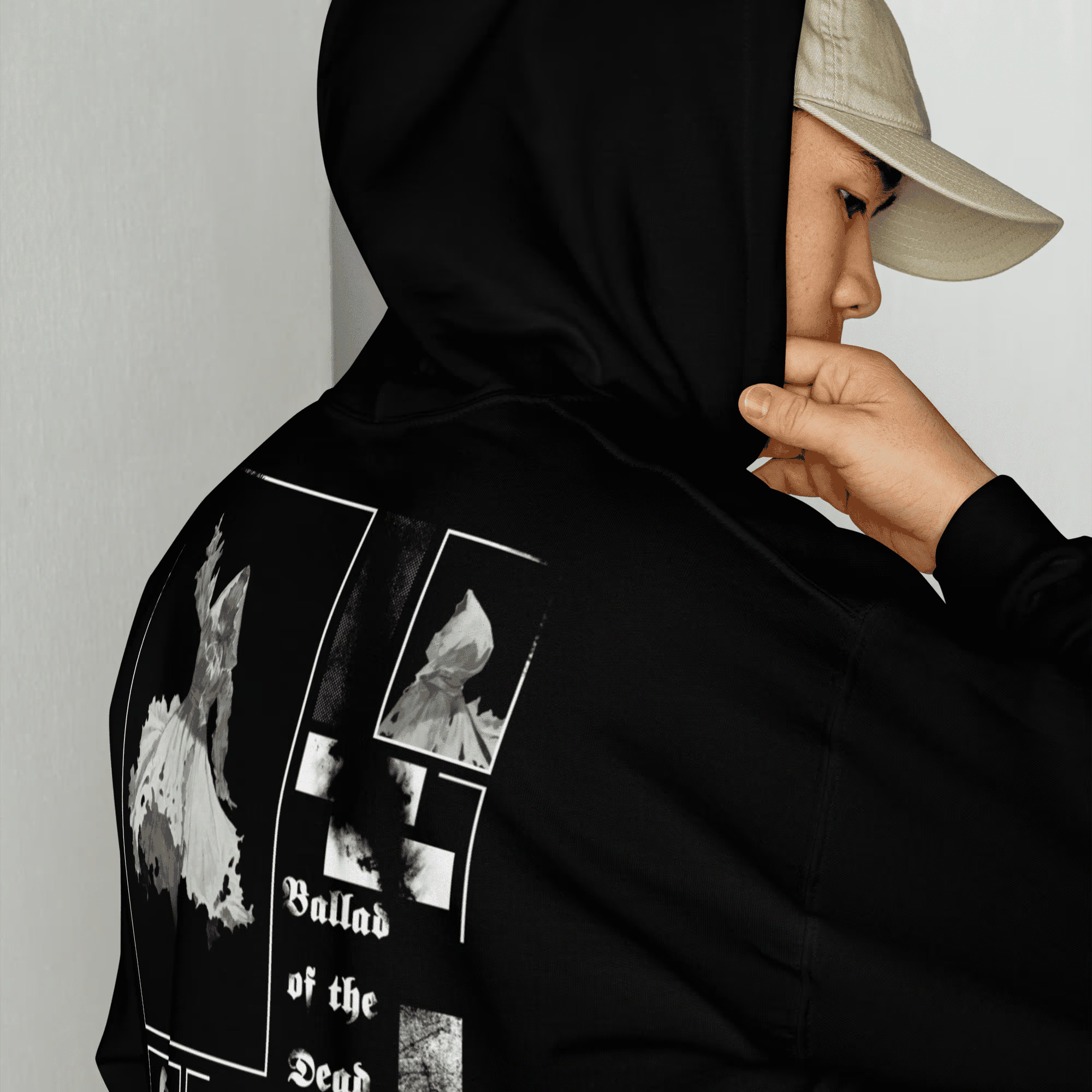 Man standing wearing F7M merch